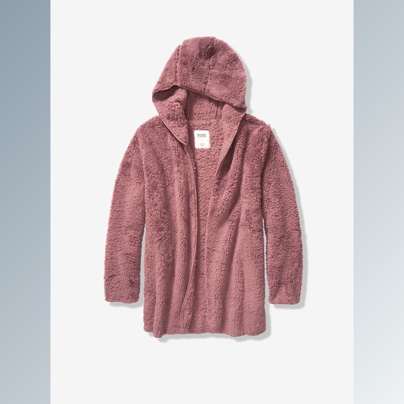⭐️⭐️ VS PINK Sherpa Cardigan⭐️⭐️ - Picture 2 of 4